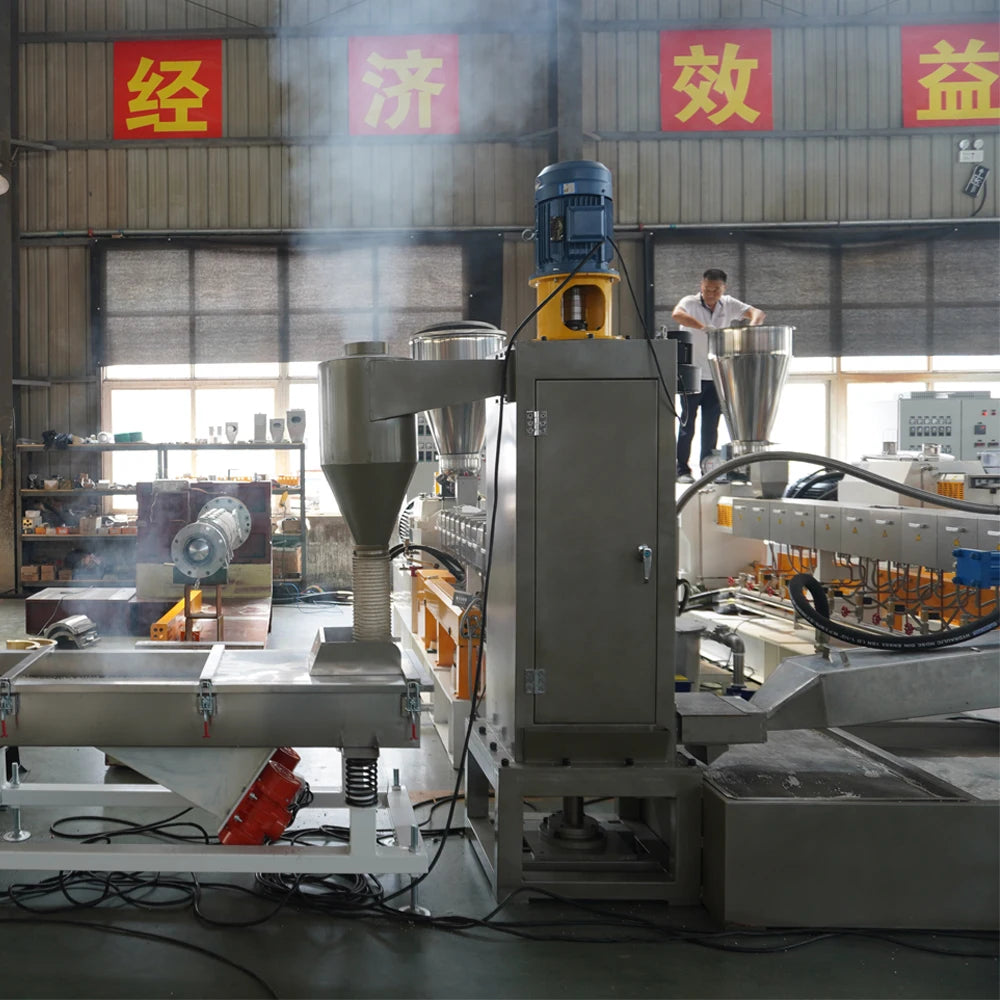 Multifunctional single/double/triple screw extruder plastic masterbatch making machine recycled plastic extruding machine