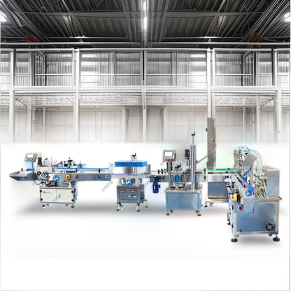 Automatic Bottling Production Line for Beverages and Juice for Vodka Wine round Can Liquid Filling Packaging