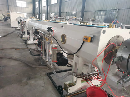 Flexible HDPE Plastic Pipe Tube Water Supply Drainage Single Screw Irrigation Extrusion Making Machine Line