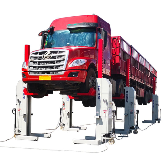Wired heavy duty hydraulic mobile column lift bus lift columns lifting jack / truck lift / lifter for commercial vehicles