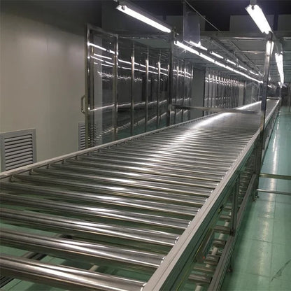 SENTAO Flexible Carbon Steel Motorized Roller Logistics Conveyor Line
