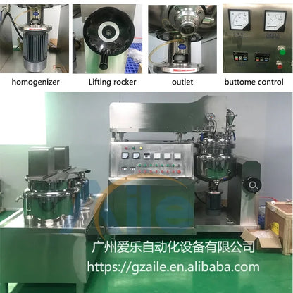High Efficient 5L 10L Laboratory High Shear Cosmetic Cream Mixer High Speed Mixer Blender Electric Lifting Lab Homogenizer