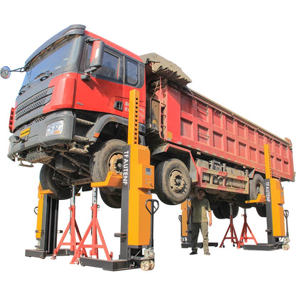 TFAUTENF 30 tons heavy duty Mobile column Lift electrical hydraulic truck and Bus Lift four post car lifter vehicle post lifts