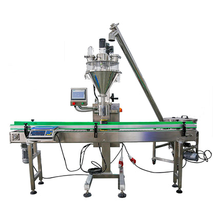 Automatic auger 1kg talcum powder filling machine in bottle
