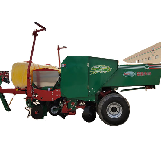4 rows 4 ridge potato fertilizer sprayer seed planter machine