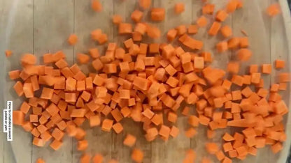 Fully Automatic Fresh sweet potato ,Purple Sweet Potato peeling and cutting Production Line