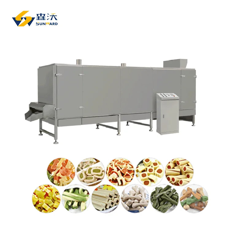 Pet Treats Food Extruder Sticks Food Making Machine Dog Chews Making Production Line Dog Teething Toy