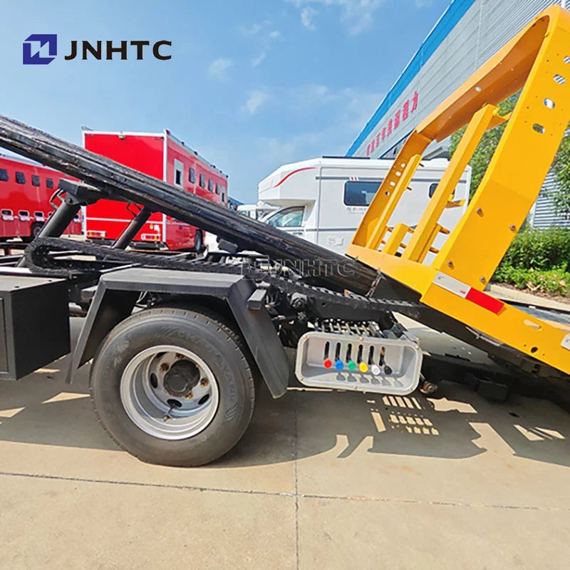 LHD/RHD Car Tow Truck With Wreckers Flatbed Trailer 6 Wheel Truck Wheel Lift Towing Flatbed Truck
