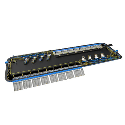 Package Luggage Conveyor Logistics Sortation Machine Warehouse Airport Baggage Conveyo System Sorting Line Equipment