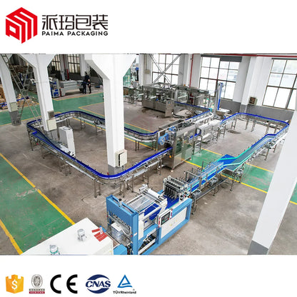 3 in 1 1000bph Complete Automatic Mineral Water Filling Machine Production Line / Bottling Plant