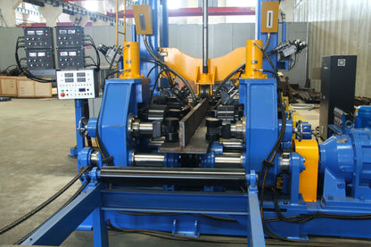 H Beam Welding Line Assembly Welding Straightening Combined H Beam Production Line Machine For Welded H-Beams