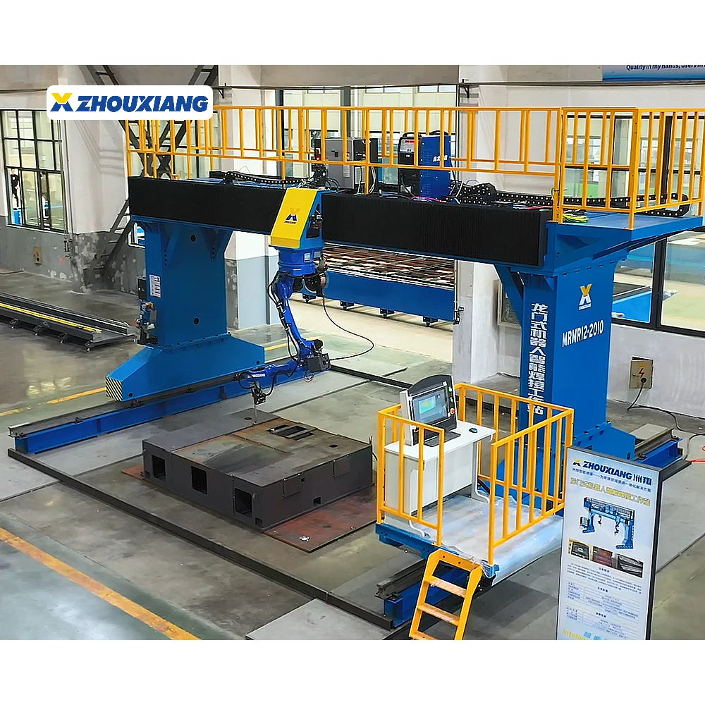 Cost-Effective Industrial Steel Structure Weld Robot Station Welding For H-Beam