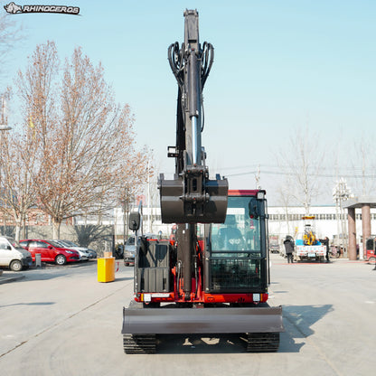 RHINOCEROS farm mini excavator 3.5TON 4TON 6TON 7TON 8TON EPA/Euro5 engine bagger crawler digger machine 6 ton excavator