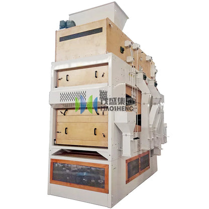 5X air screen seeds cleaning machine  wheat maize screen sieve cleaner paddy rice fine cleaner