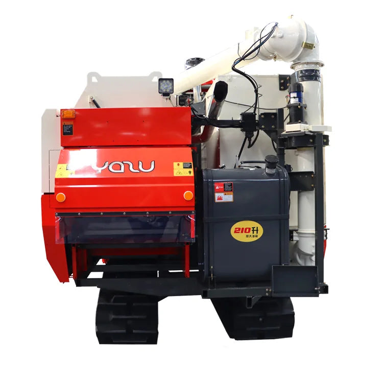 With powerful diesel engine kubota rice harvesting machine combine harvester
