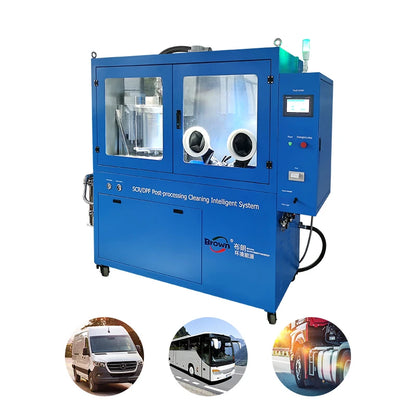 2024 Hot selling visible catalytic converter dpf filter cleaning machine diesel particulate filter cleaner