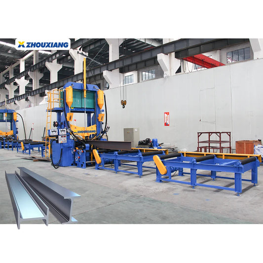 Fabrication Integrated Automatic H Beam Automatic Assembling Welding Making Machine