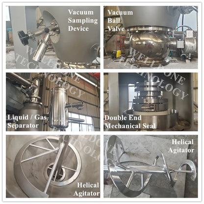 ZXHG Conical Vacuum Dryer / Nauta Conical Screw Dryer / Conical Ribbon Mixer Dryer (GMP Standard, Pharma Vacuum Dryer)