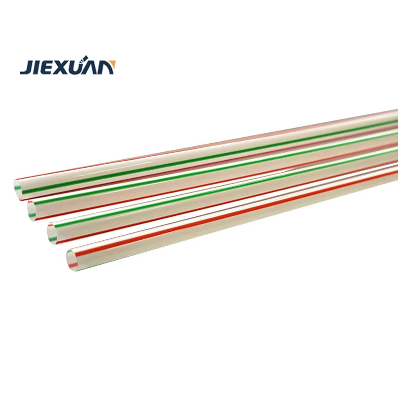 3 color polypropylene plastic extruder drinking straw making machine