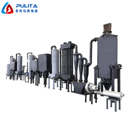 20kW 120kW 300kW Small Wood Charcoal Syngas Biomass Gasifier Stove  System