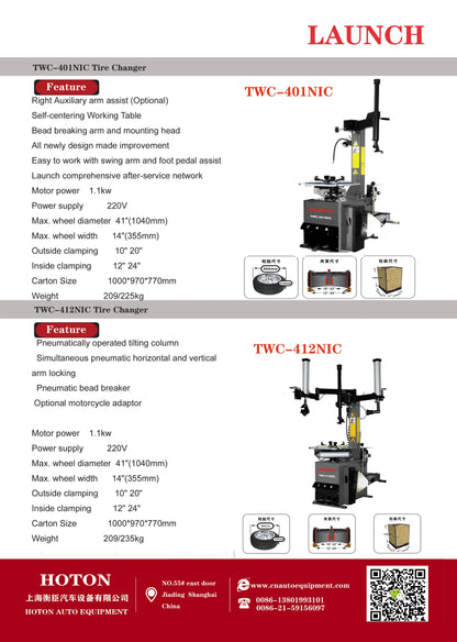 2024 Launch car workshop repair maintain Solution-II  TLT240SB Tire&maintenance equipment series