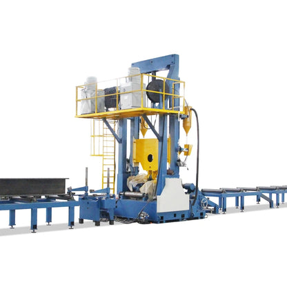 Factory Price High Efficiency Automatic Beam Assembling Welding Straightening Machine H Beam Production Line For Sales