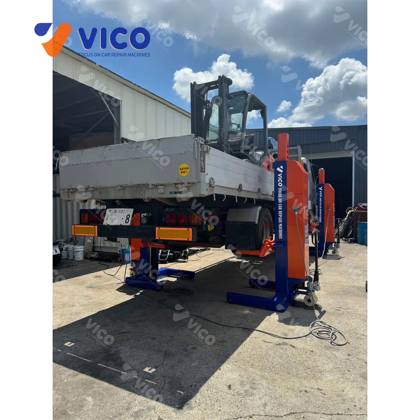 Vico Heavy Duty Vehicles Mobile Column Hoist 30T Automotive Alignment Lift