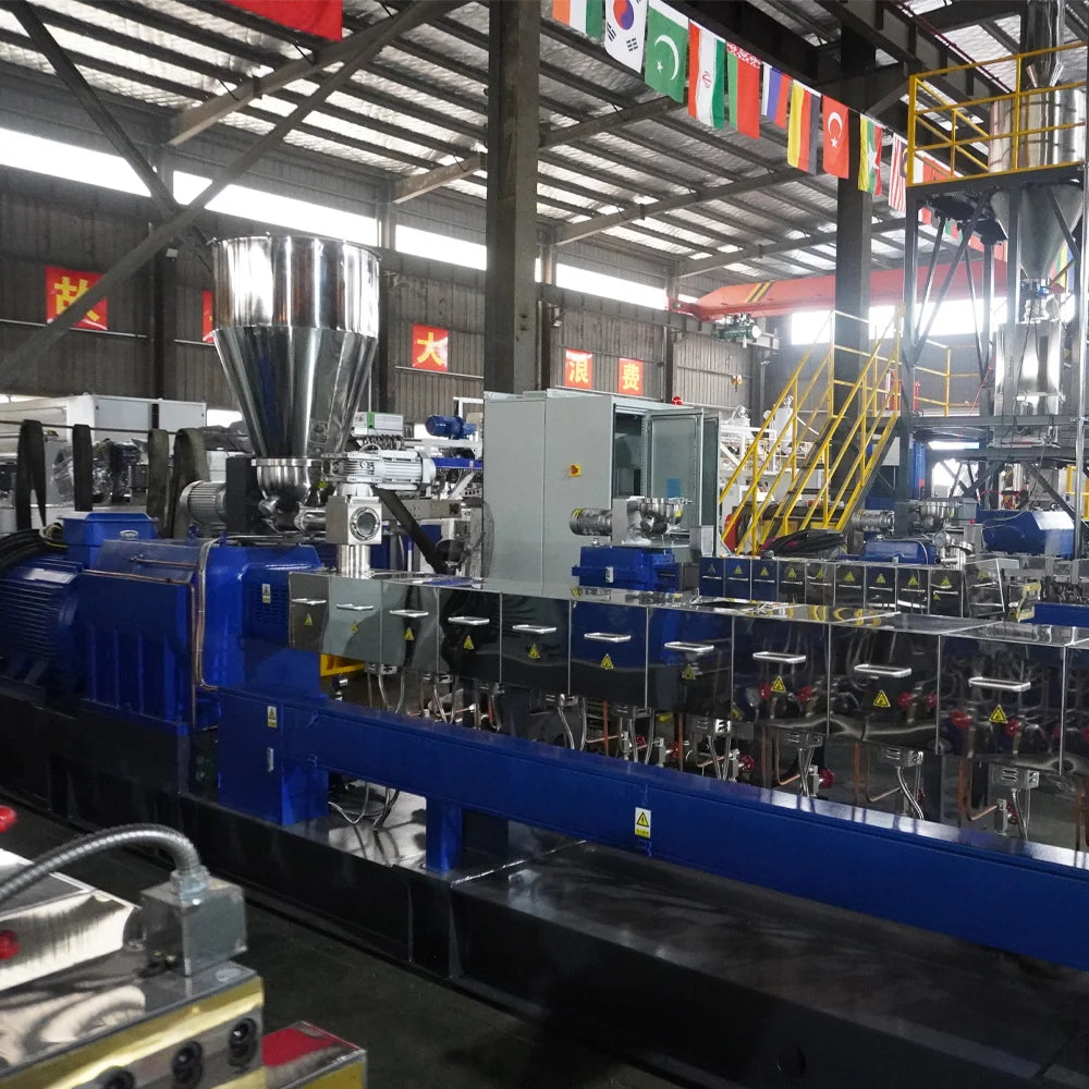 Multifunctional single/double/triple screw extruder plastic masterbatch making machine recycled plastic extruding machine