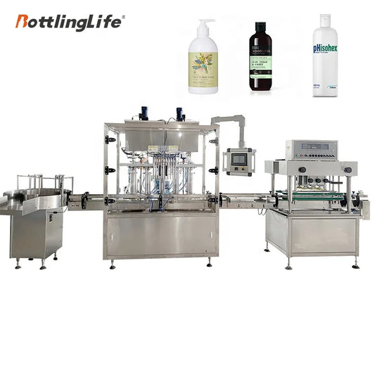 High speed automatic cosmetic filling machine body lotion filling and capping machine plastic bottle filling machine