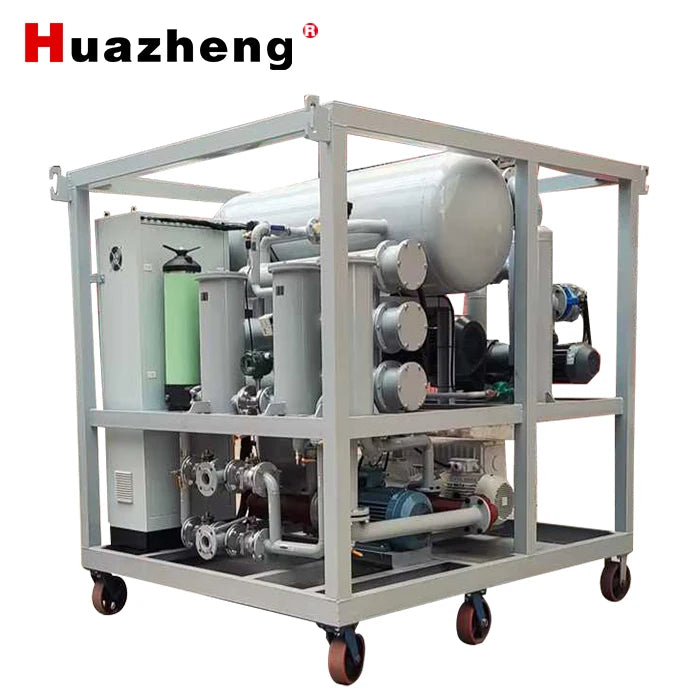 300L/Min Double Stage Multi Functions Vacuum Transformer Oil Purification Machine Insulating Oil Dehydration Plant