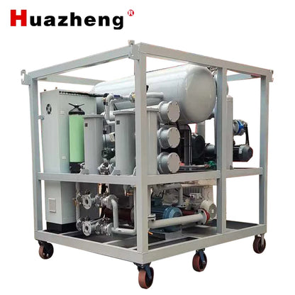 300L/Min Double Stage Multi Functions Vacuum Transformer Oil Purification Machine Insulating Oil Dehydration Plant