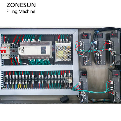 ZONESUN ZS-VTGF2 Automatic Servo Double Head Gear Pump Skincare Shampoo Detergent Viscous Liquid Paste Tracking Filling Machine