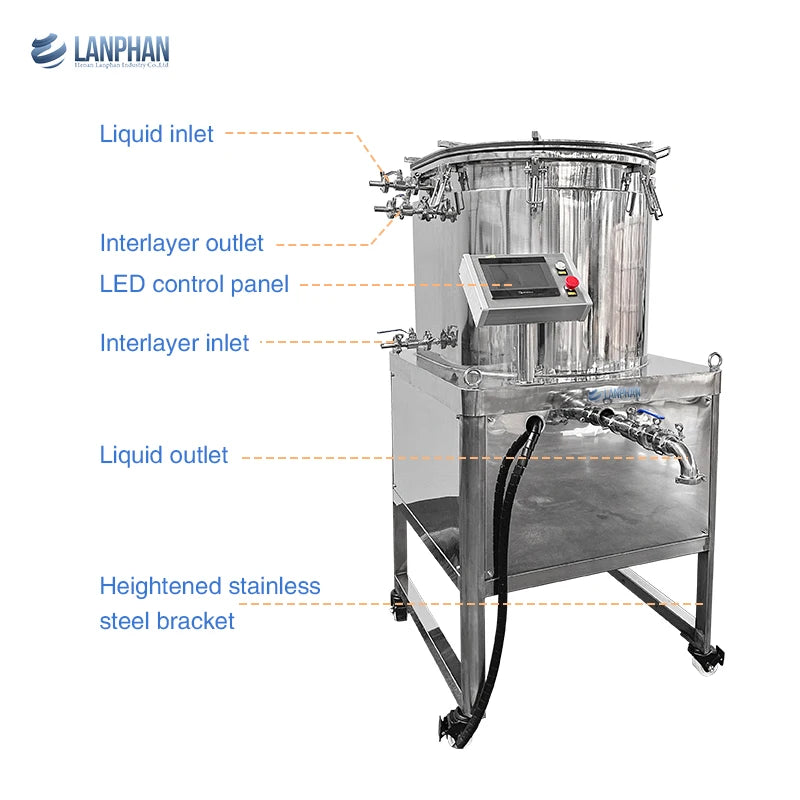 New Solventless Extraction Machine With Explosion-proof Motor For Plant Separation