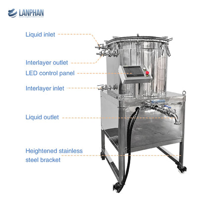New Solventless Extraction Machine With Explosion-proof Motor For Plant Separation