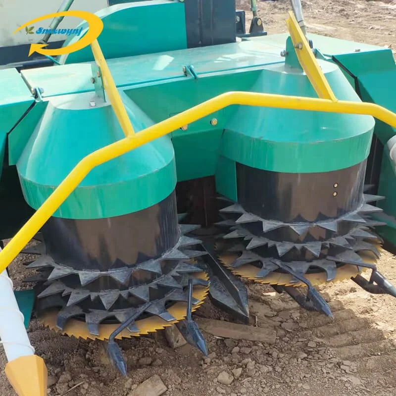 maize corn forage harvester with picking and husker for the ear corn and cornstorw combine harvest
