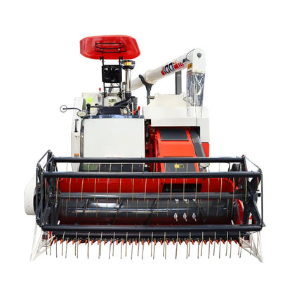 With powerful diesel engine kubota rice harvesting machine combine harvester
