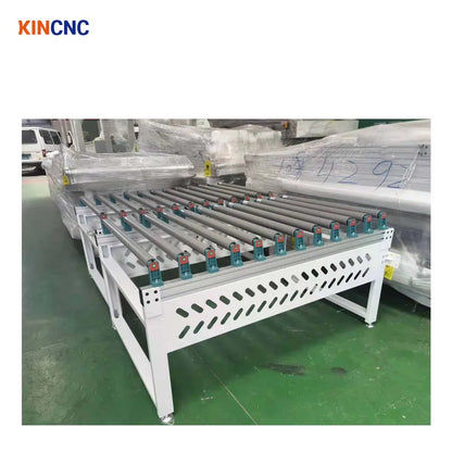 Automatic electric roller conveyors table roller edge bander conveyor system for edge banding machine line