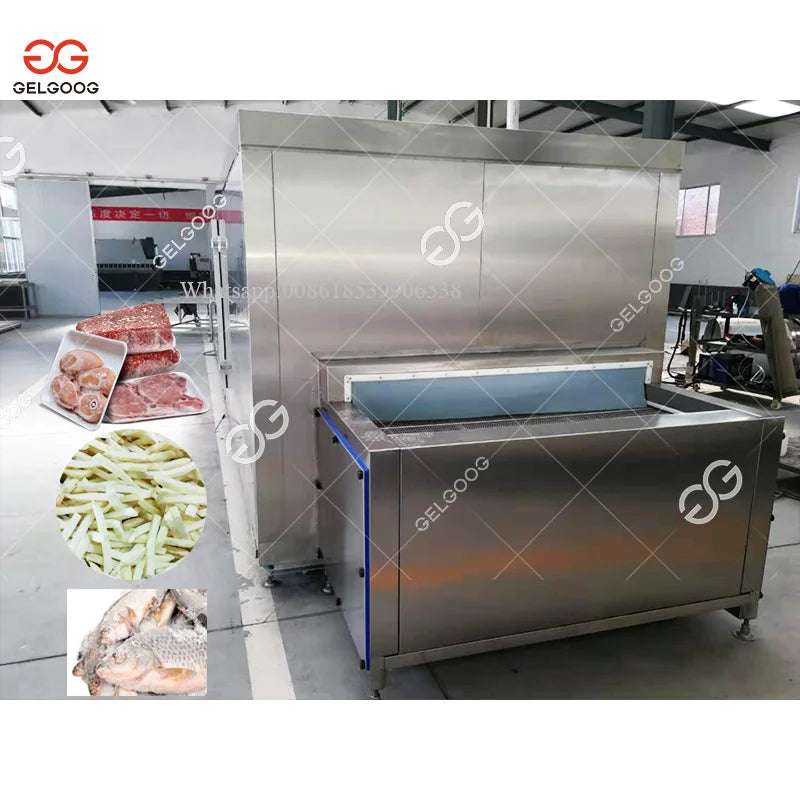 Kenyon Nitrogen Flash Strawberry Quick Tunnel Freezer Industry Cryogenic Blast Freezer For Fruits