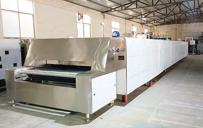 high temperature tunnel oven stainless steel industrial gas cookie bakery tunnel oven from baking oven manufacturer
