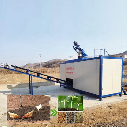 High quality farm animal manure treatment equipment compost making machines