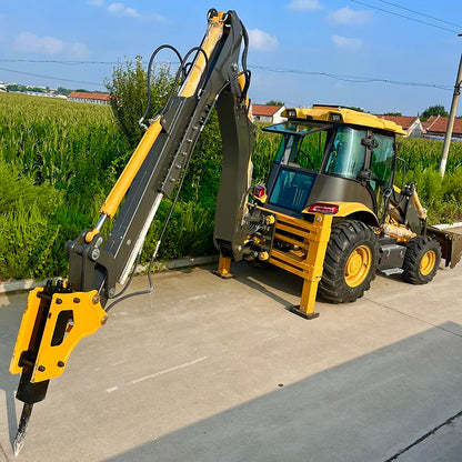 Shandong Factory Price High Quality Front Digger Loader 388 Model 4x4 Back Hoe Loader Excavator