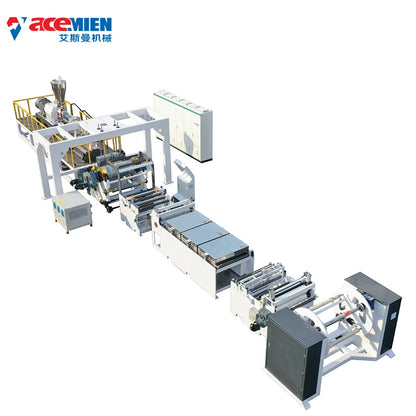 0.2mm-1mm PP PET PVC sheet making extruder machine production line for food packaging