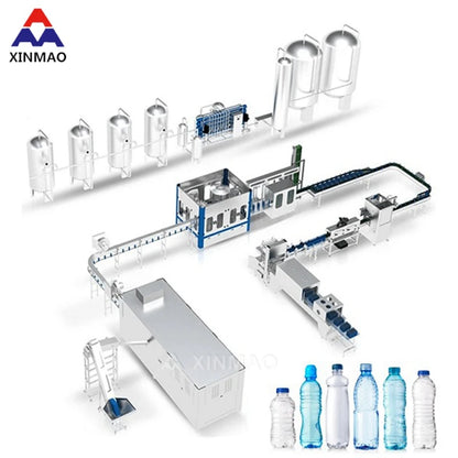 New Mineral Drinking Water Automatic Bottling Plant Line Filling Bottle Water Making Machine
