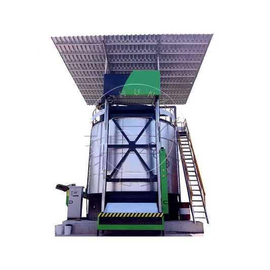 Large Capacity Fully Automatic Organic Fertilizer Cow Dung Fermentation Pot for Sale Supplier