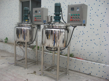 Car chemical accessories making machine lubricant oil stirring vessel with agitator car paint car wax mixer tank with blender