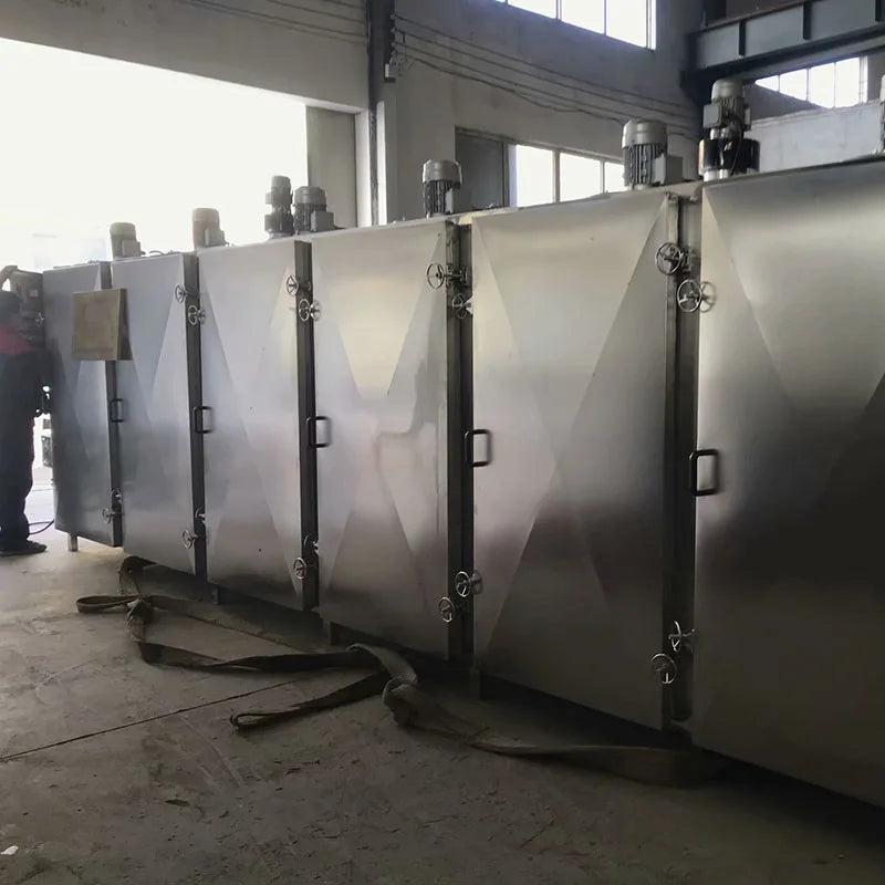 Continuous Conveyor Mesh Belt Dryer For Chili Ginger Spice Cassava Chips Fruits Seafood Belt Dryer Drying Machine