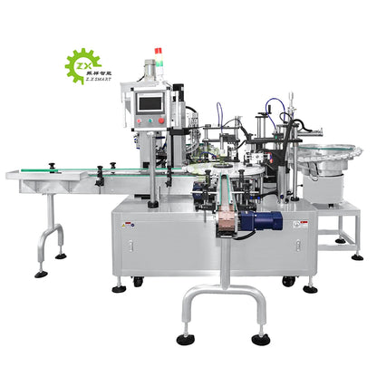ZXSMART Automatic Monoblock Essential Oil Nail Polish Perfume Small Bottle Liquid Filling Capping Machine