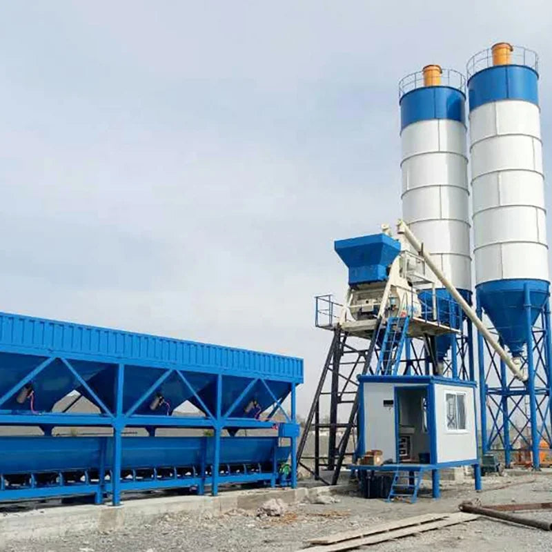 Fully automatic Capacity 25 30 50 60 100 120 180 cbm hr complete Ready mix Concrete Batching Mixing Plant system