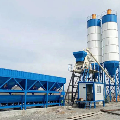 Fully automatic Capacity 25 30 50 60 100 120 180 cbm hr complete Ready mix Concrete Batching Mixing Plant system