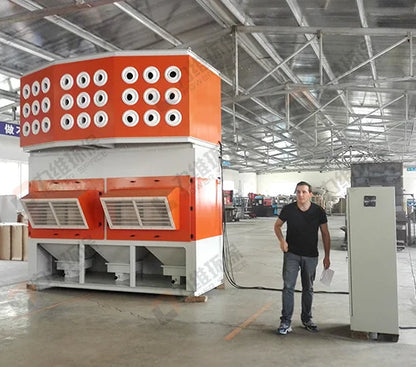 Pulse jet cleaning industrial fume extraction tower dust filter tower fume ventilation system smoke purifier fume extraction